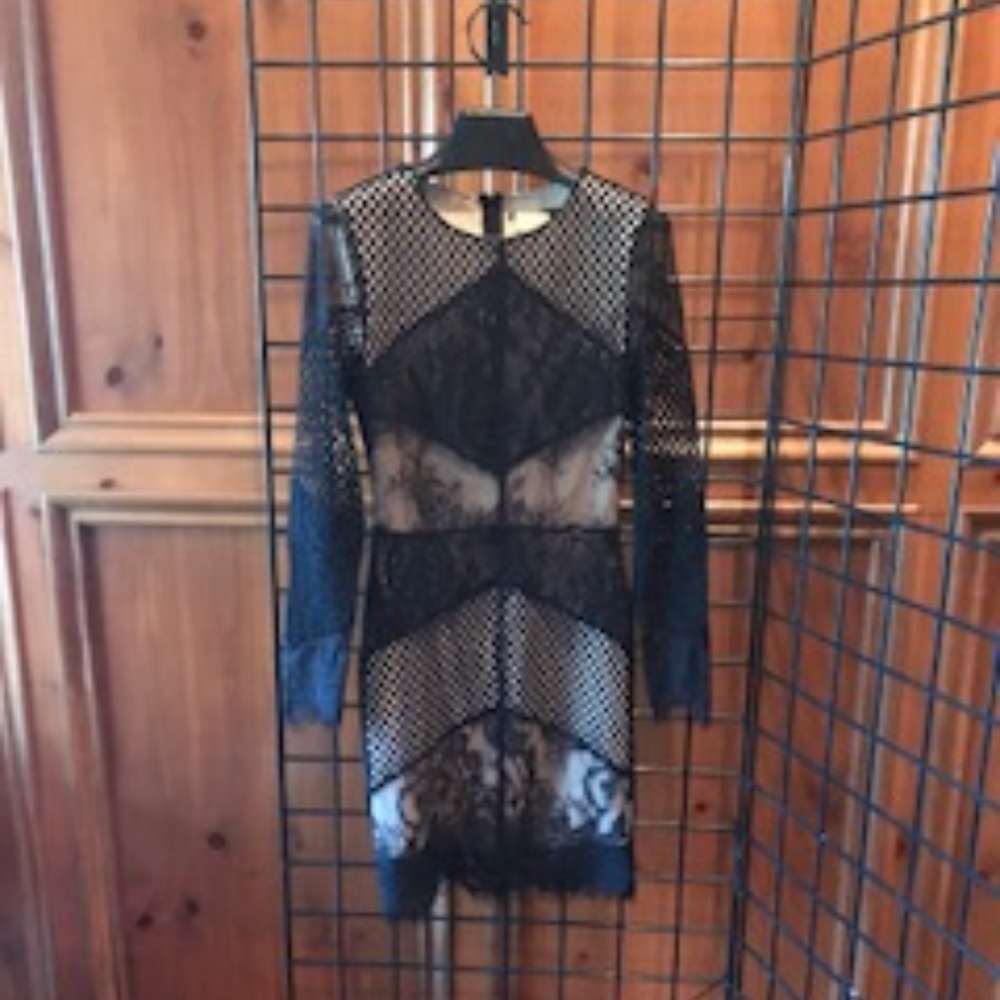 Black Lace Cocktail Dress