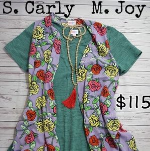 LULAROE OUTFIT Joy Vest Carly Dress
