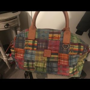 Dooney & Bourke Madras Plaid Picnic Tote
