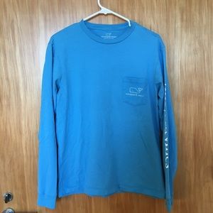 Vineyard Vines Logo Pocket Long Sleeve
