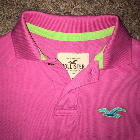 pink polo shirt - Picture 2 of 5