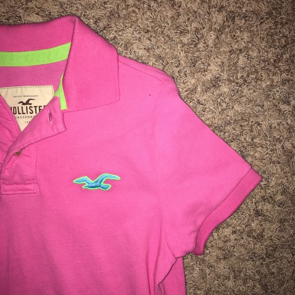pink polo shirt - Picture 4 of 5