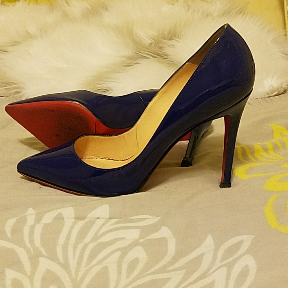 Authentic 100mm Pigalle Christian Louboutin 38.5
