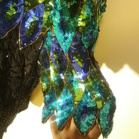 Vintage Diane Gilman sequin top - Picture 4 of 8