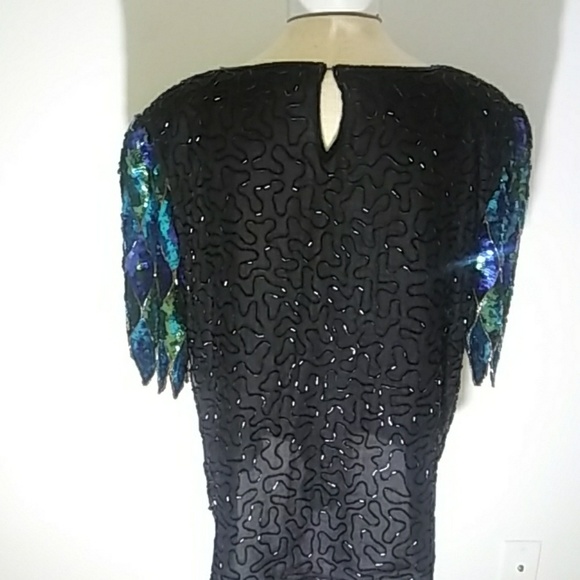 Vintage Diane Gilman sequin top - Picture 6 of 8