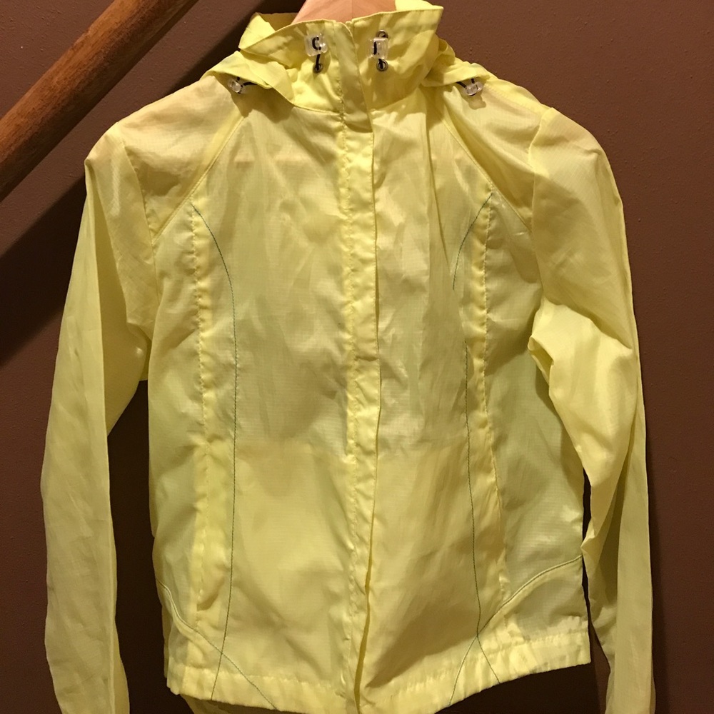 Neon Yellow Urban Outfitters Windbreaker