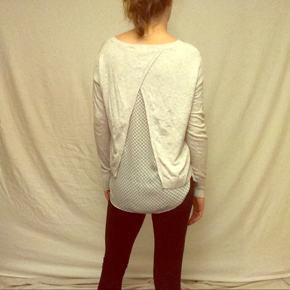 SOLD☁️Split Back Sweater☁️SOLD