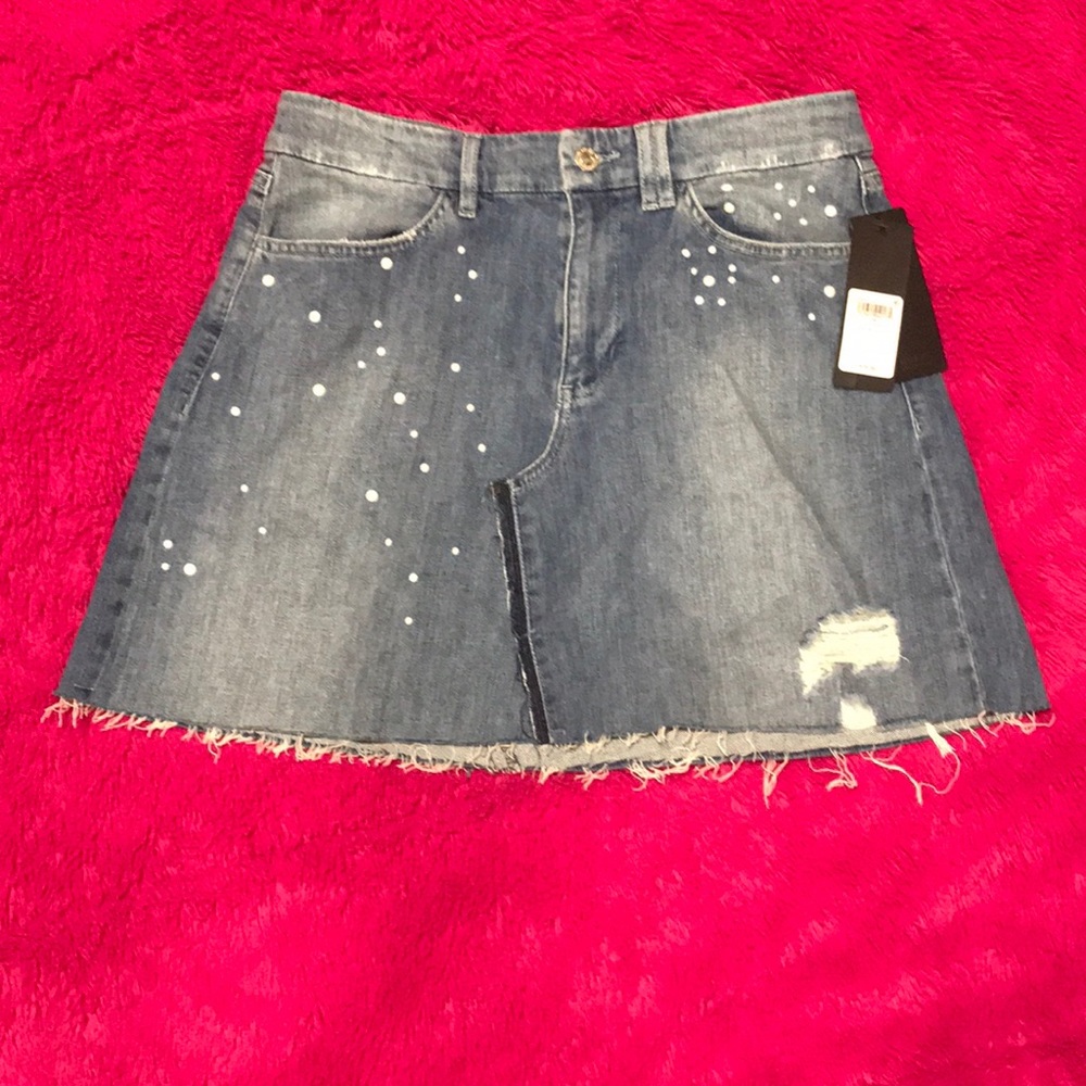 jean guess skirt