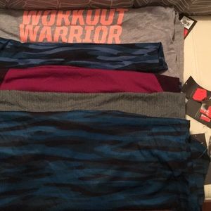 Lot of workout tops