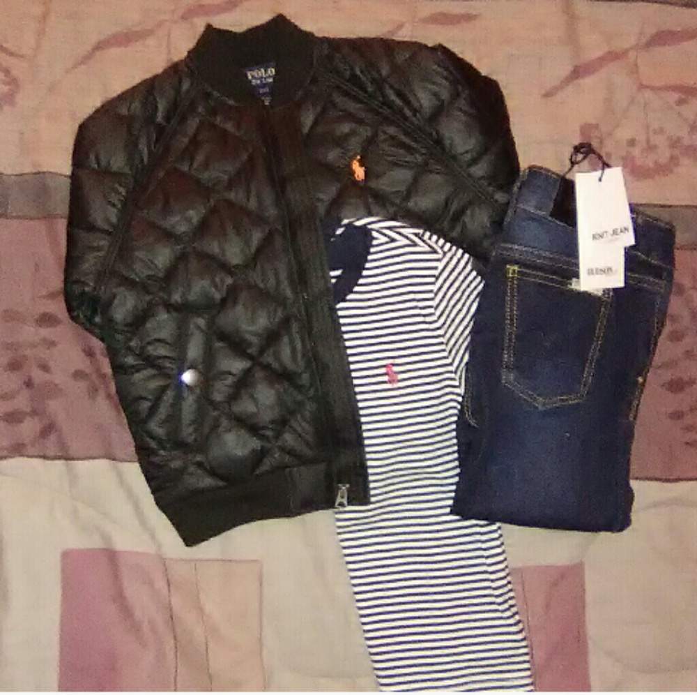 Toddler Polo and Hudson Jean outfit