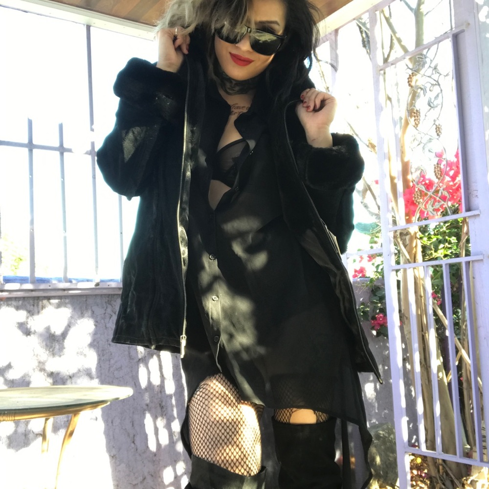 NEW Slim Fitting Wilsons leather black jacket