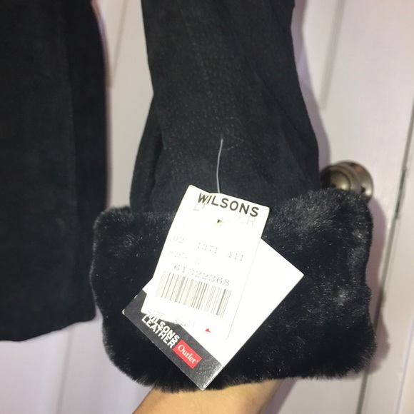 NEW Slim Fitting Wilsons leather black jacket - Picture 4 of 5