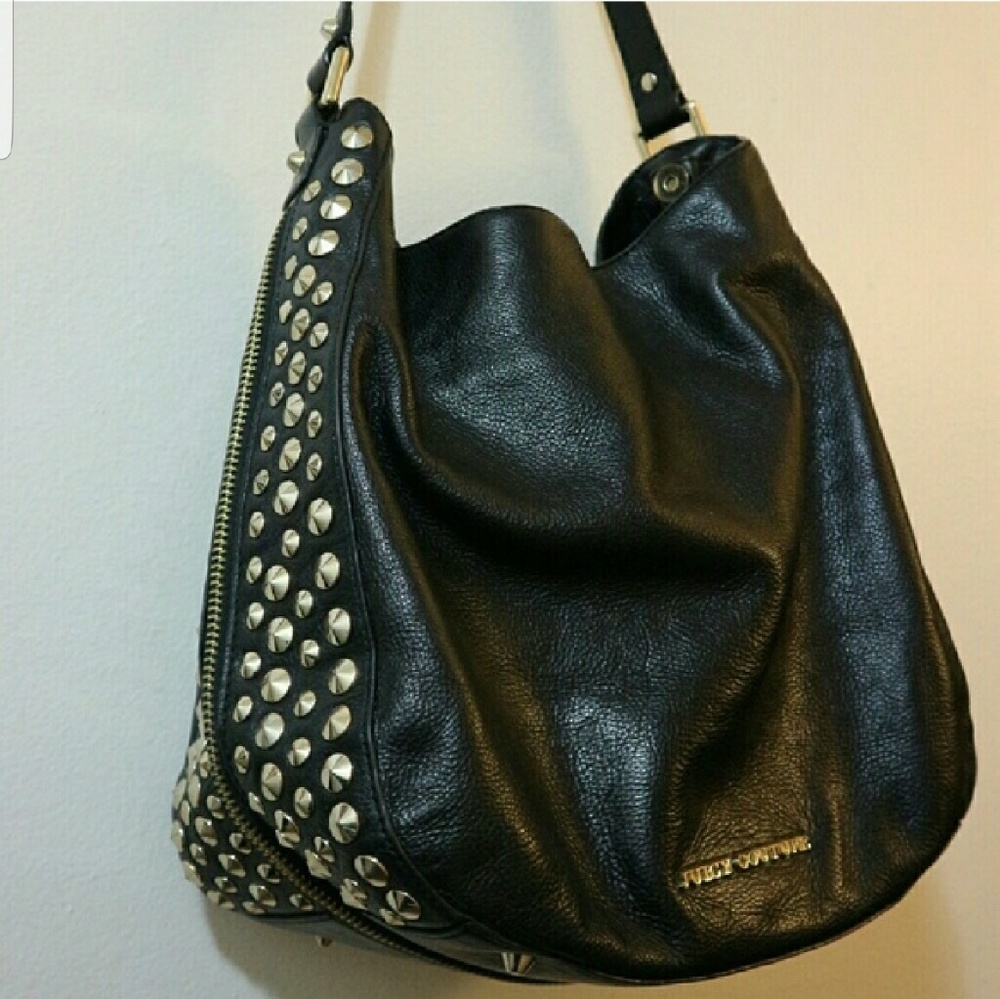 Black Leather Juicy Couture Purse