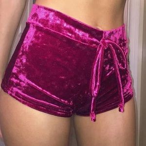 Velvet Shorts