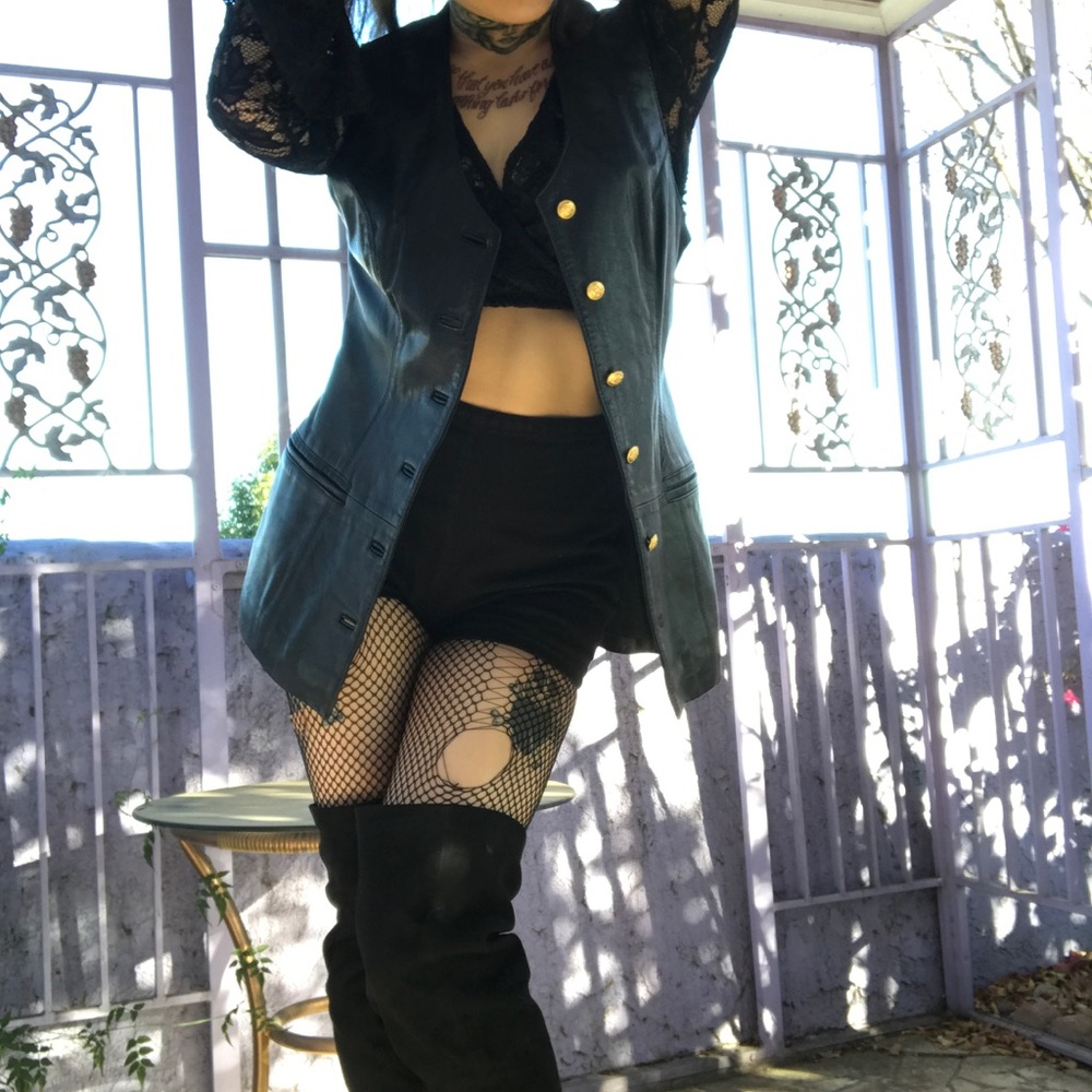 LNR leather vest