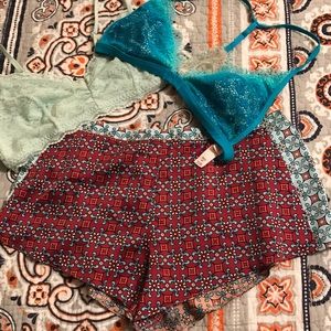 VS sleep shorts, bralettes