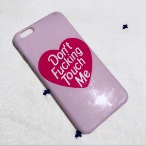 VELVET CAVIAR Accessories - VELVET CAVIAR “don’t touch me” IPHONE 6+ CASE VELVET CAVIAR Accessories - VELVET CAVIAR “don’t touch me” IPHONE 6+ CASE