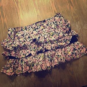 Flirty floral skirt