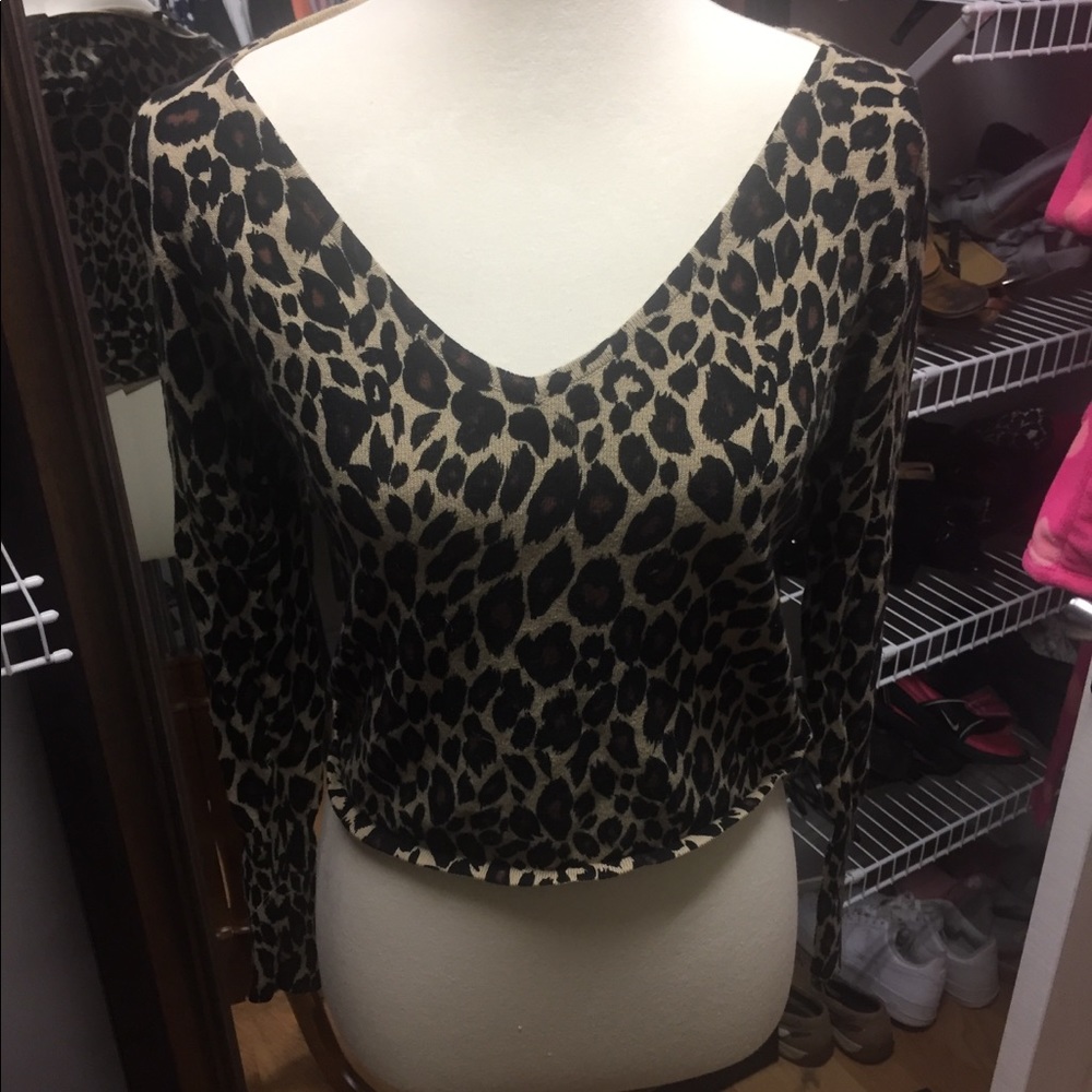 Cheetah Print Crop Top