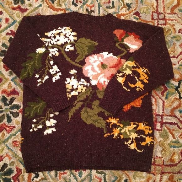 Hand knit Express Cozy Slouchy Sweater Size Large - Picture 3 of 6