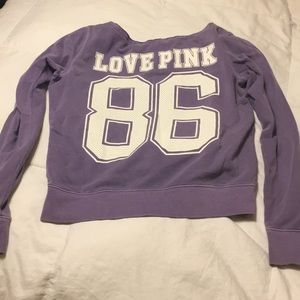 VS pink sweater