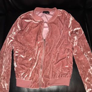 Pink Suede jacket (small)