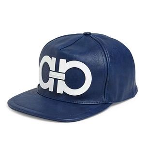 SALVATORE FERRAGAMO GANCINI CAP HAT NEW