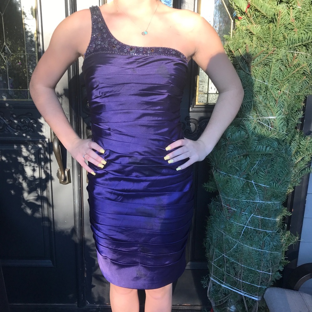 Purple Homecoming dress