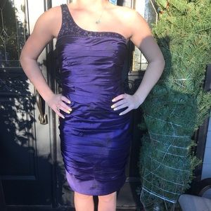Purple Homecoming dress
