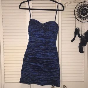 Blue cocktail dress