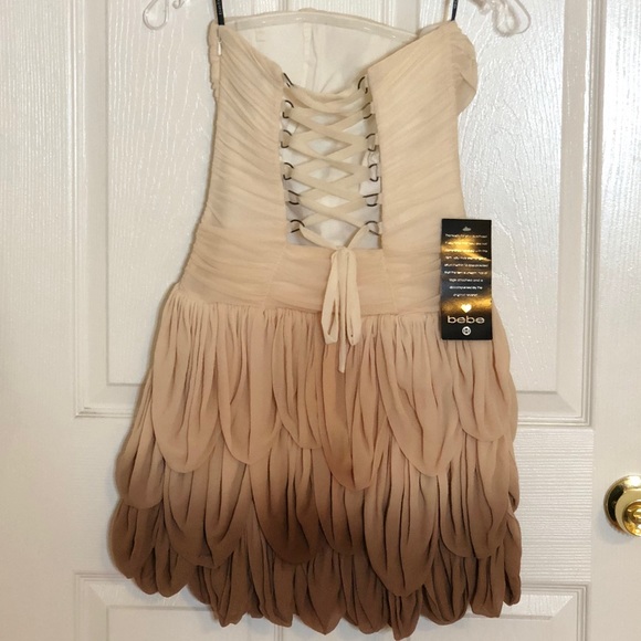 Bebe Corseted Petal Dress - Picture 2 of 5