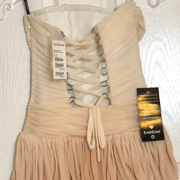 Bebe Corseted Petal Dress - Picture 5 of 5