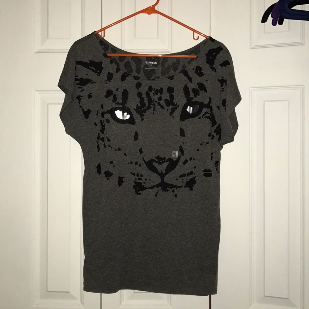 Cheetah face tshirt
