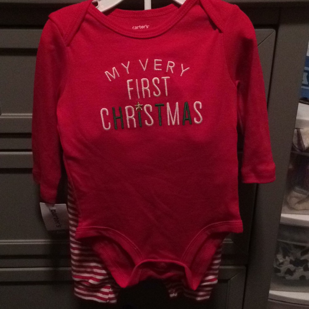 Baby’s first Christmas outfit