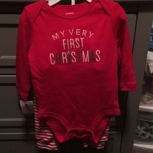 Baby’s first Christmas outfit