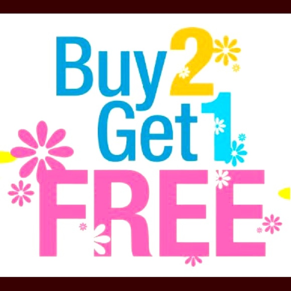 But Any 2 Items, Get One Free!