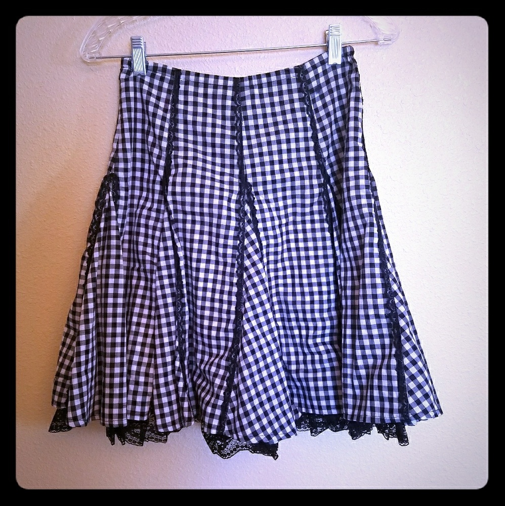 Checker skirt