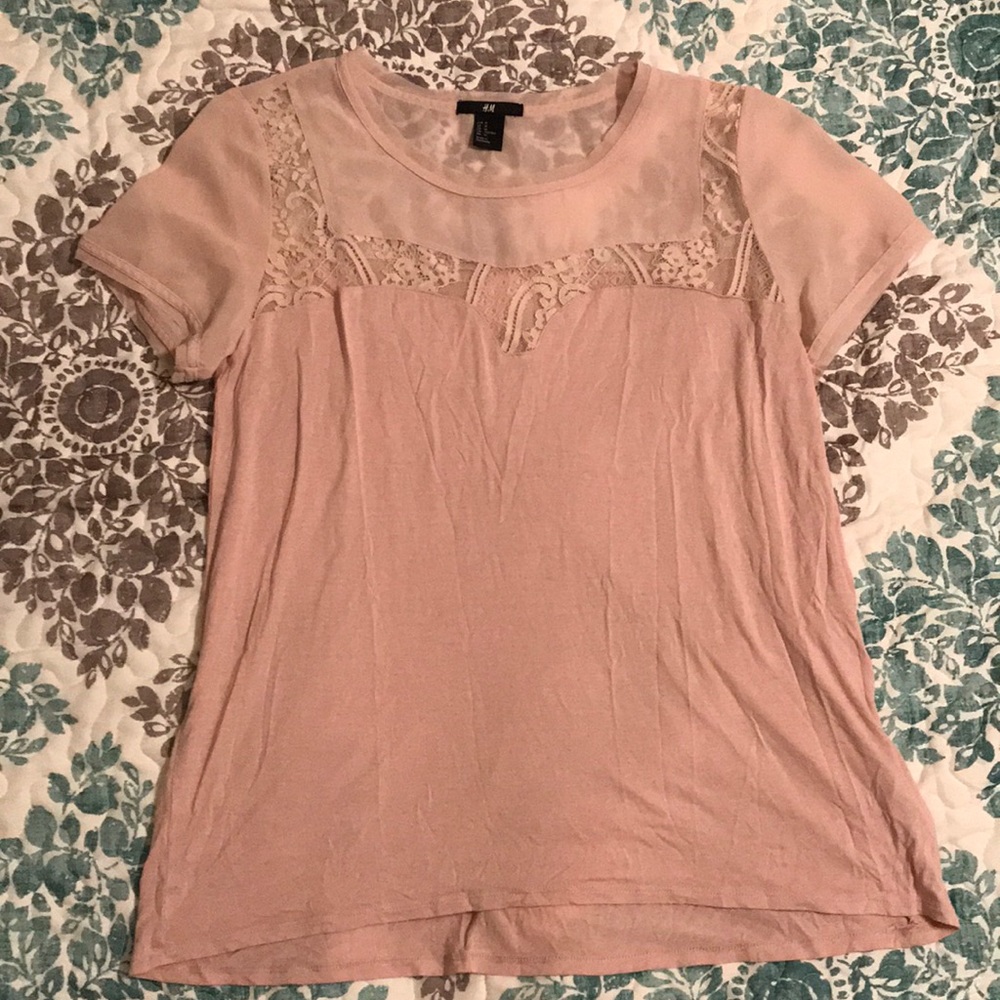 H&M pink shirt
