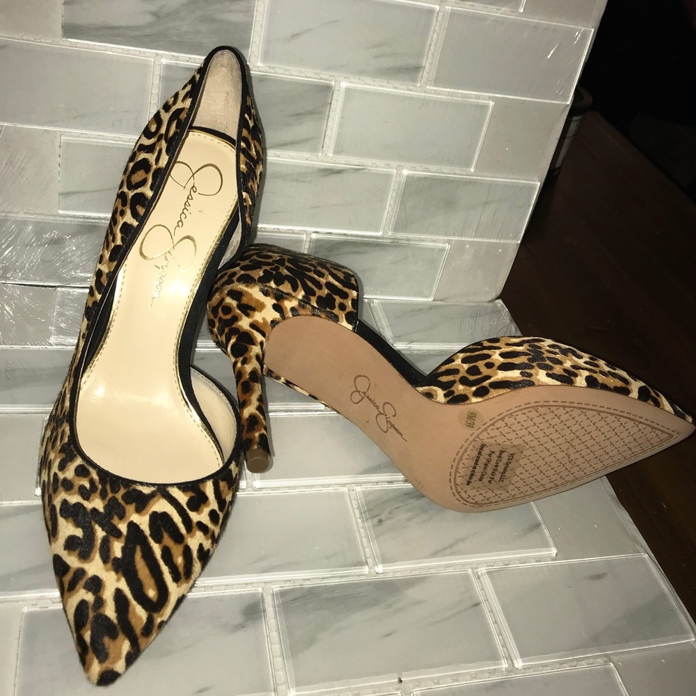Leopard Print Jessica Simpson Heels