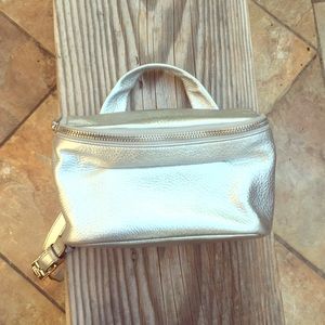 *Sold* Aimee Kestenberg silver crossbody purse