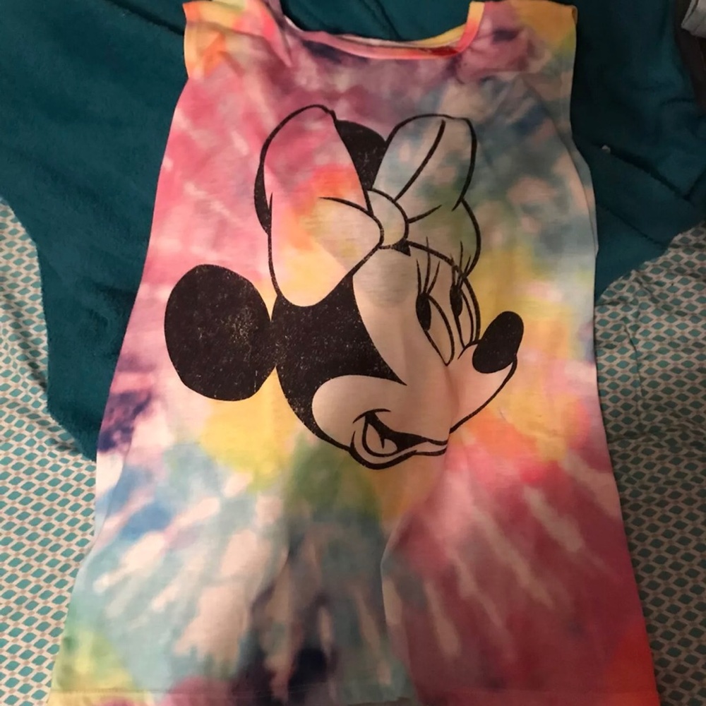 Tie dye Minnie Mouse shirt