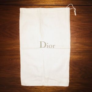 Dior Microfiber Ultra Soft Dust Bag Cover White