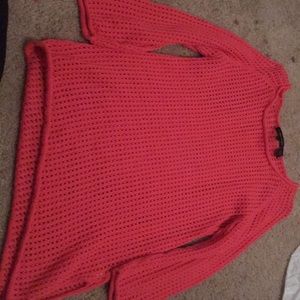 Coral sweater