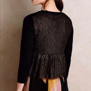 Anthropologie Afterword Lace Cardigan