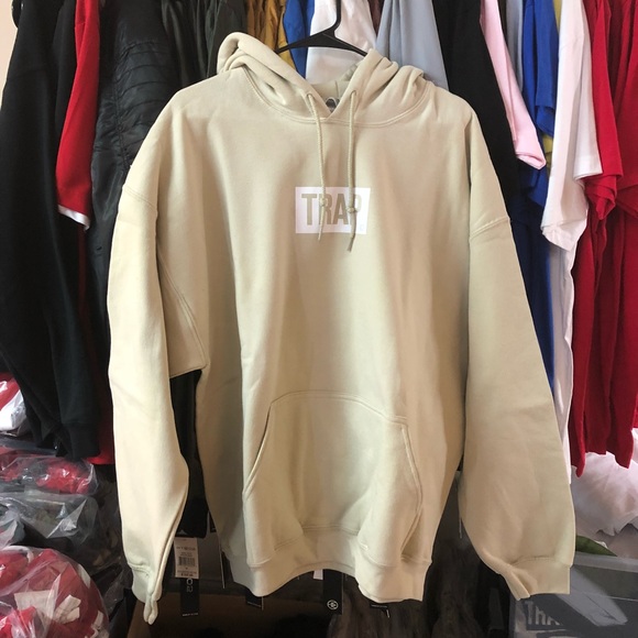 Other - Trap Bogo Hoodie - Beige w/ White Other - Trap Bogo Hoodie - Beige w/ White