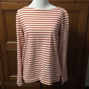 J Crew long sleeve boatneck tee