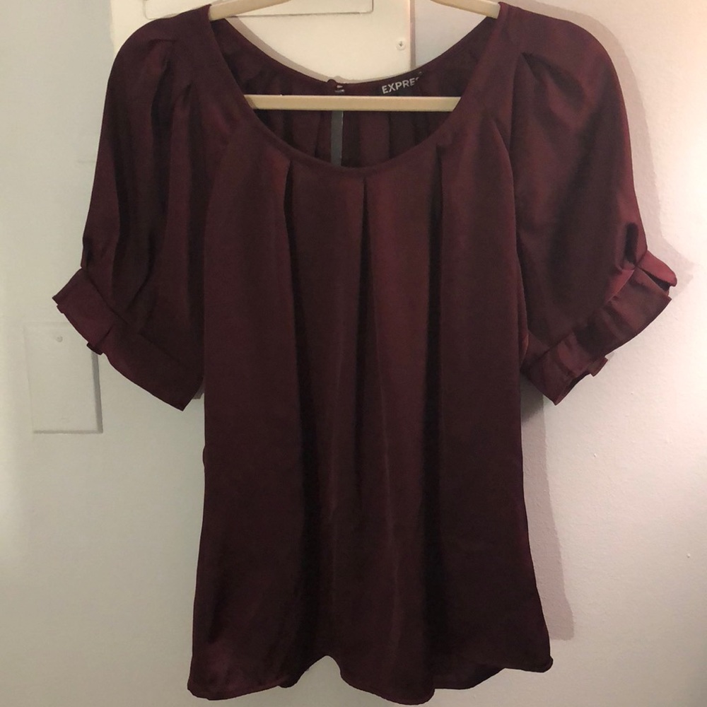 Plum Dressy top