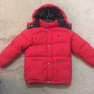 Ralph Lauren boys coat size 6 gently worn