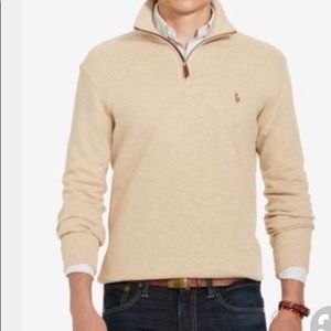 Ralph Lauren estate-rob cotton pullover beige