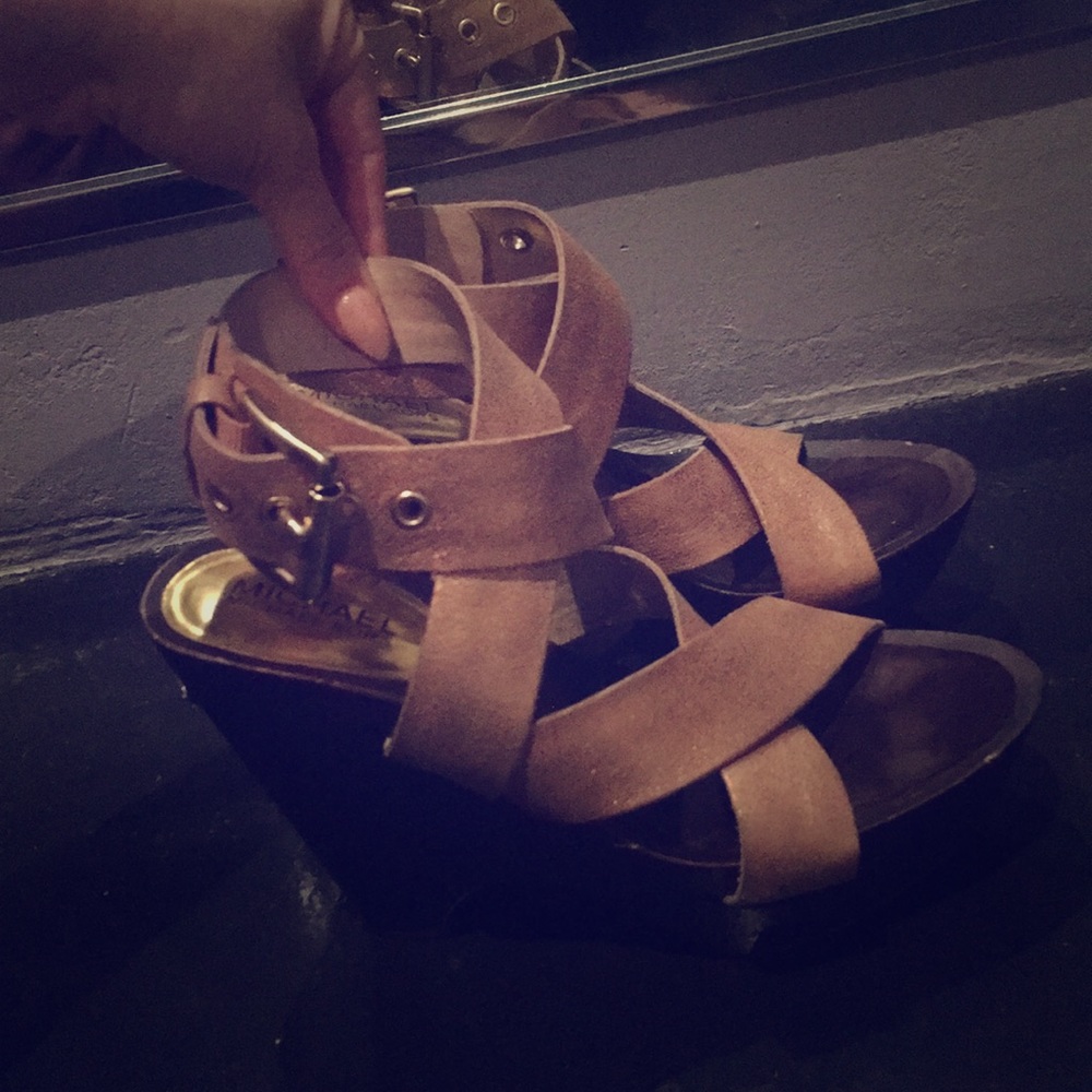 Michael Kors Wood wedges